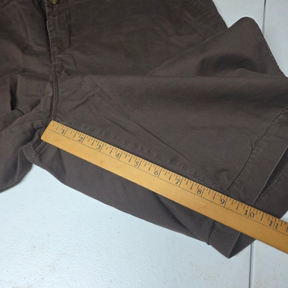 Old Navy Women's Brown Low Rise Cotton Blend Chino Shorts Size 16 - Picture 6 of 6
